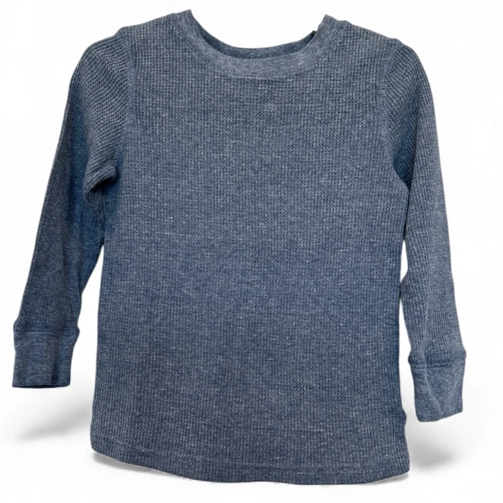Cozy Blue Long Sleeve Tee for Kids